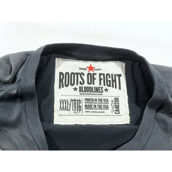 Roots of Fight Bloodlines Iron Mike Tyson Crew Graphic Print Tee T-shirt 3XL NWT - Picture 6 of 8